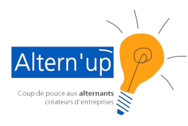 Logo Altern'up - Une ampoule allumé